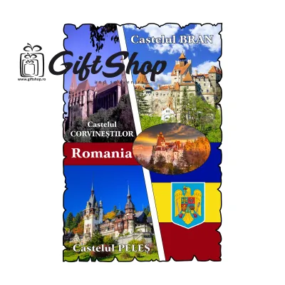 Castele  romania, magnet frigider mgs177